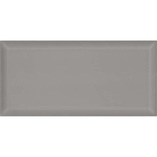 Deep Metro Light Grey Ceramic Wall Tile 100x200mm