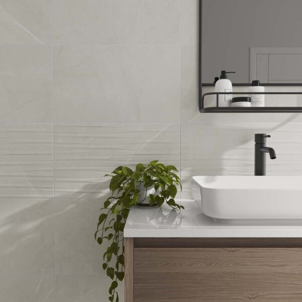 P12814 Elbert Blanco Decor Ceramic Wall Tile 333x550mm