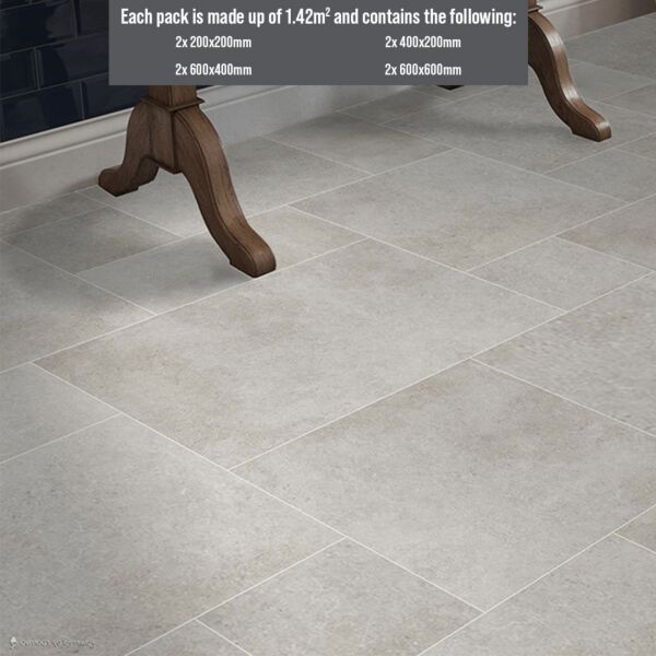 P12648 Luciana Stone Porcelain Opus Pack 1.42m2 