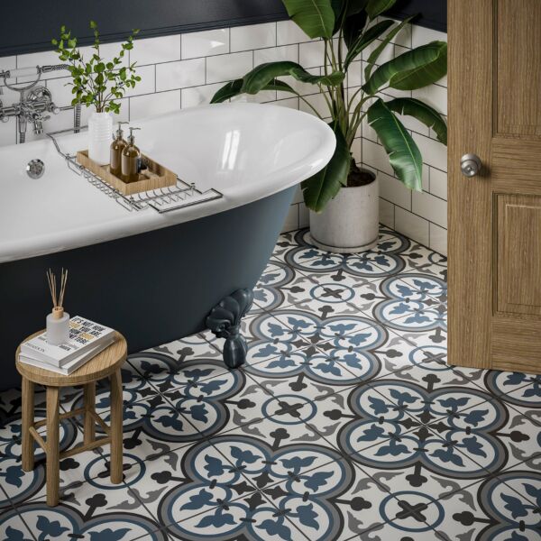 Sorolla Patterned Glazed Ceramic Wall & Floor Tile 250x250mm
