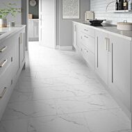 L10013 - ClickLux Castello Marble White 305x610mm SPC Laminate Flooring