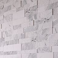 P12634 Oswald White Split Face Porcelain Tile 150x610mm