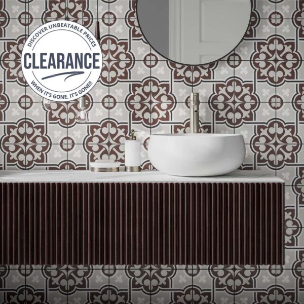 D10909	Adorne Pamplona Matt Porcelain 200x200mm