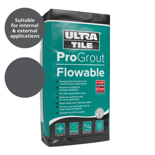 A10963 ProGrout Flowable - Charcoal 15kg