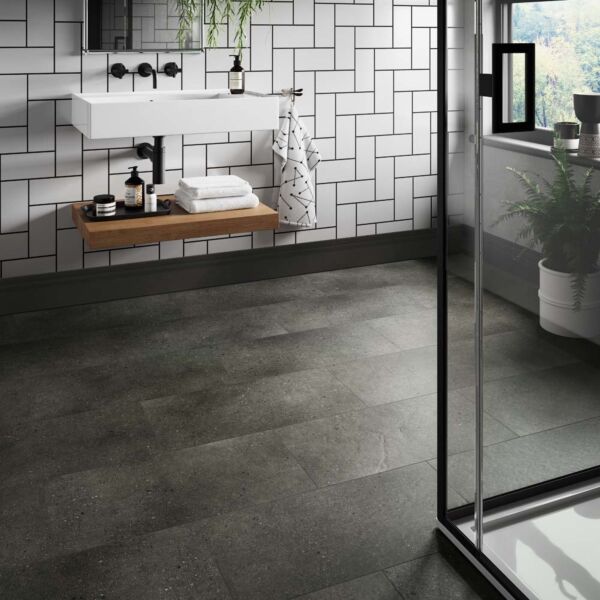 L10017 - ClickLux Axia Concrete Anthracite SPC Flooring