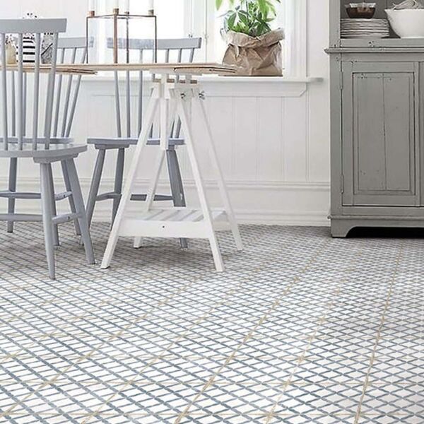 Garcia Antique Blue Porcelain W&F Tile 200x200mm