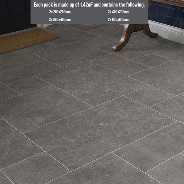P12647 Luciana Slate Porcelain Opus Pack 1.42m2