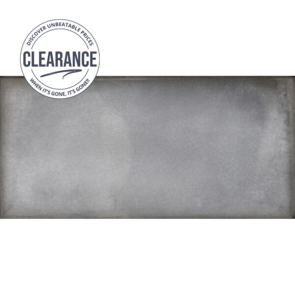Milan Grey Gloss 10x20cm