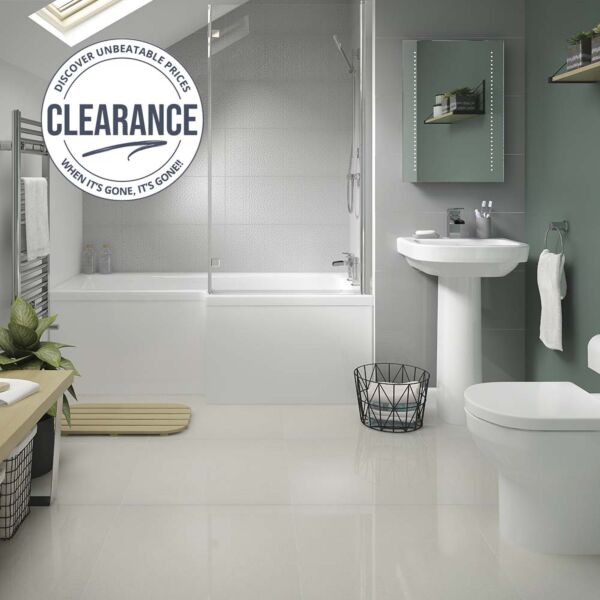 Lavina Grey Structure Ceramic Wall Tile 290x890 mm - Pk 4 