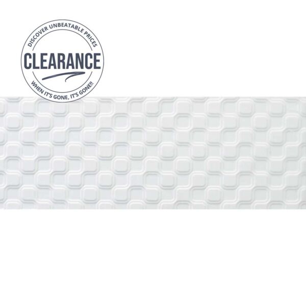 Dakota Nano White Ceramic Wall Tile 150x400mm 