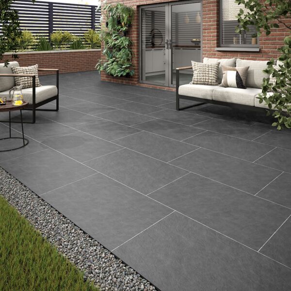 P12659 Baslow Black Porcelain 600x900x20mm