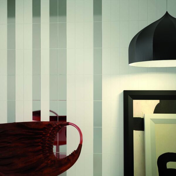 P13650 Central Gloss White Wall Tile 100x300mm