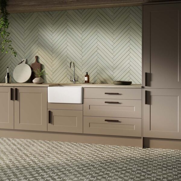 P13669 Zayda Sage Matt Vitrified Ceramic 450x450mm