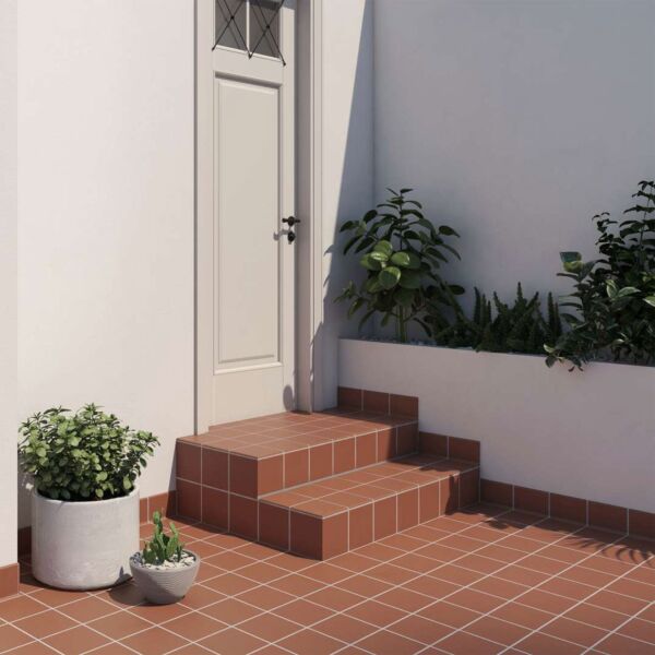 P13710 Red Quarry Tile Wall & Floor 150x150mm