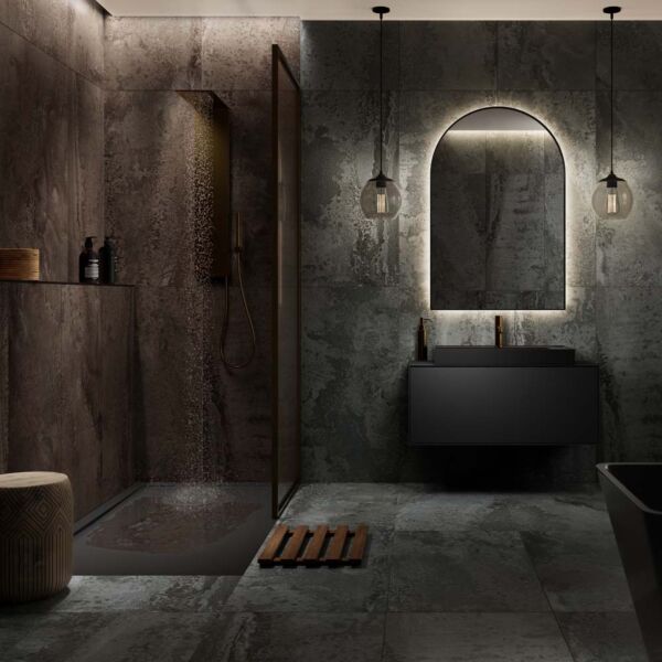 P13850 Iron Copper Lappato Porcelain Tile 600x1200mm