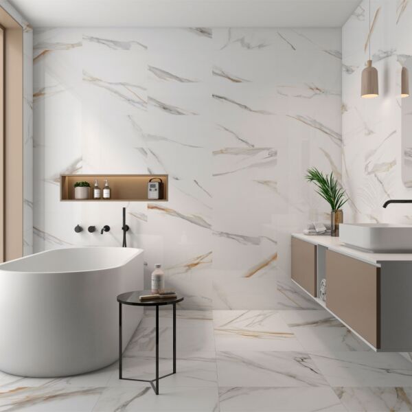 P14282 Scent Gold Calacatta Matt Wall 295x595mm