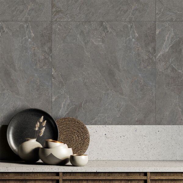 P14793 Genesis Anthracite Porcelain Wall & Floor Tile 1200x1200mm