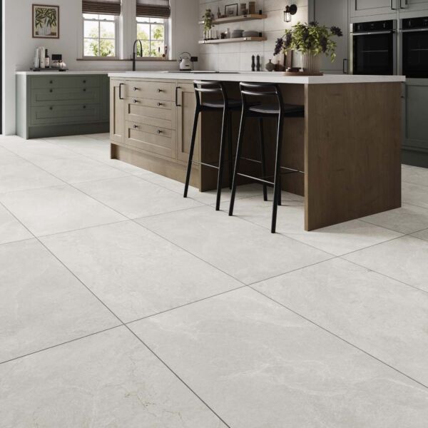 P15308 Slate Mix White Porcelain Wall & Floor Tile 600x1200mm