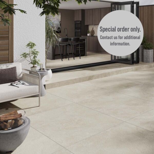 P15427 Slate Mix Cream Porcelain Wall & Floor Tile 1000x1000x9mm