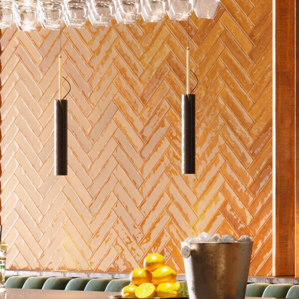 P15996 Hope Ochre Ceramic Wall Tile 75x300mm