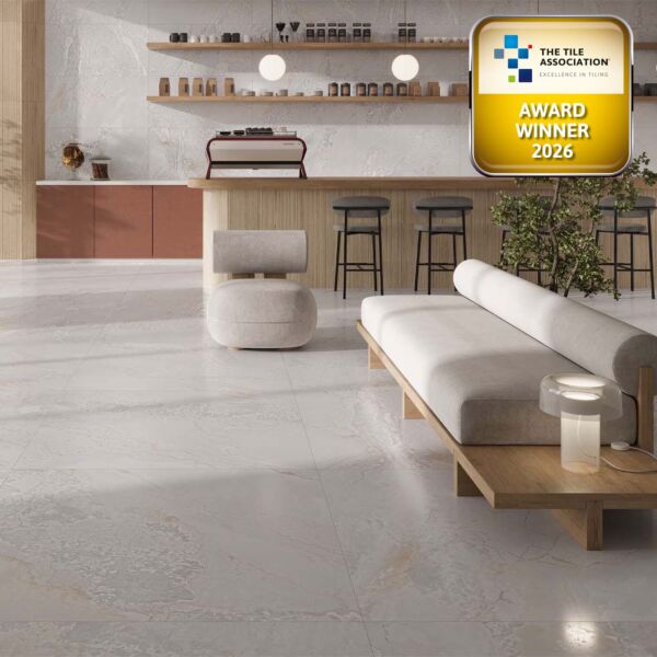 P14855 Planet White Glazed Polished Porcelain 1198x598mm