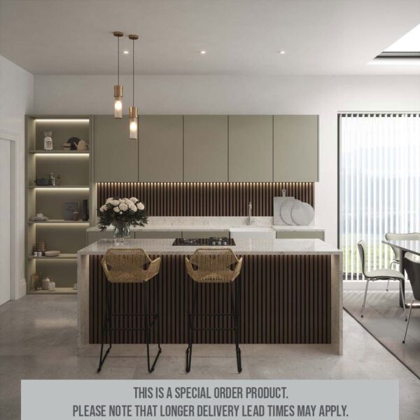 Walnut Acoustic Wall Panel 2400x608x21.5mm
