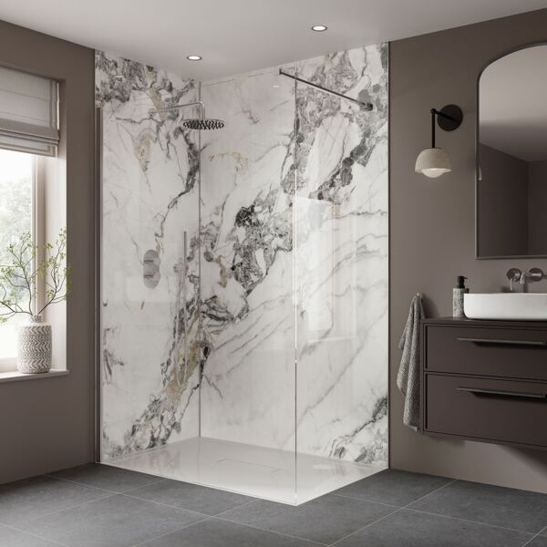 WP1002 Aqua Wall Olympus Gloss SPC Wall Panel 950x2400x6mm