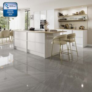 P13506 Anderley Dark Grey Glazed Porcelain Wall & Floor Tile 1000x1000mm