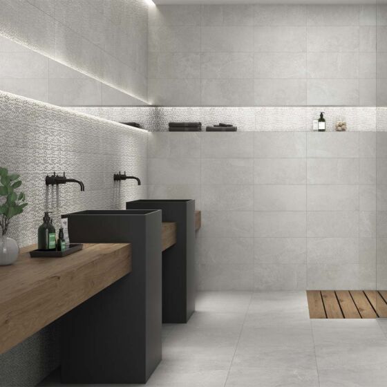 Cliveden White Matt Wall Tile 250x500mm | Verona Group | Verona Group