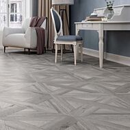 P11770 Argyll Parquet Grey Glazed Porcelain W&F 600x600mm