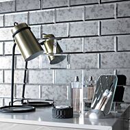 Lumiere Bevel Antique Mirror Brick Mosaic 75x150mm