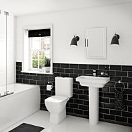P10179 Metro Black Ceramic Wall 100x200mm