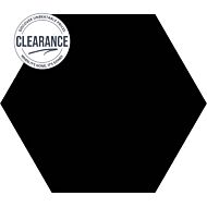 Ohio Black Hex Porcelain W&F Tile 220x250mm - Pk 25