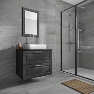 Anderley Dark Grey Matt Glazed Porcelain W&F 300x600mm