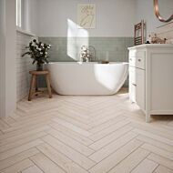 Daintree Birch Matt Glazed Porcelain W&F 98x593mm