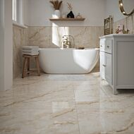 P12684 Athena Pearl Glazed Porcelain Wall & Floor Tile 600x600mm