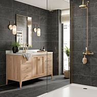 P12885 Lucca Anthracite Porcelain W&F Tile 300x600mm