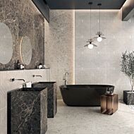 P12985 Caprice White Matt Porcelain Tile 600x1200mm