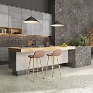 P12988 Caprice Black Matt Porcelain Tile 600x1200mm