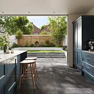 Atlanta Black Glazed Porcelain 1000x1000x20mm & Atlanta Black Glazed Porcelain 1000x1000x10mm