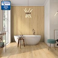 P13605 Kinabalu Light Oak Matt Glazed Porcelain W&F 200X1200mm