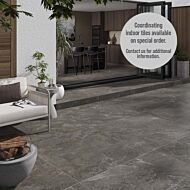 P15390 Slate Mix Mocha Porcelain Outdoor Floor Tile 1000x1000x20mm