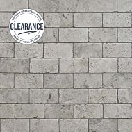 Silver Shadow Grey Tumbled Marble W&F 75x152mm