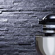 Black Sparkle Slate Wall Cladding 100x360mm