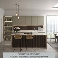 Walnut Acoustic Wall Panel 2400x608x21.5mm