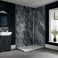 WP1009 Aqua Wall Monsoon Gloss SPC Wall Panel 950x2400x6mm