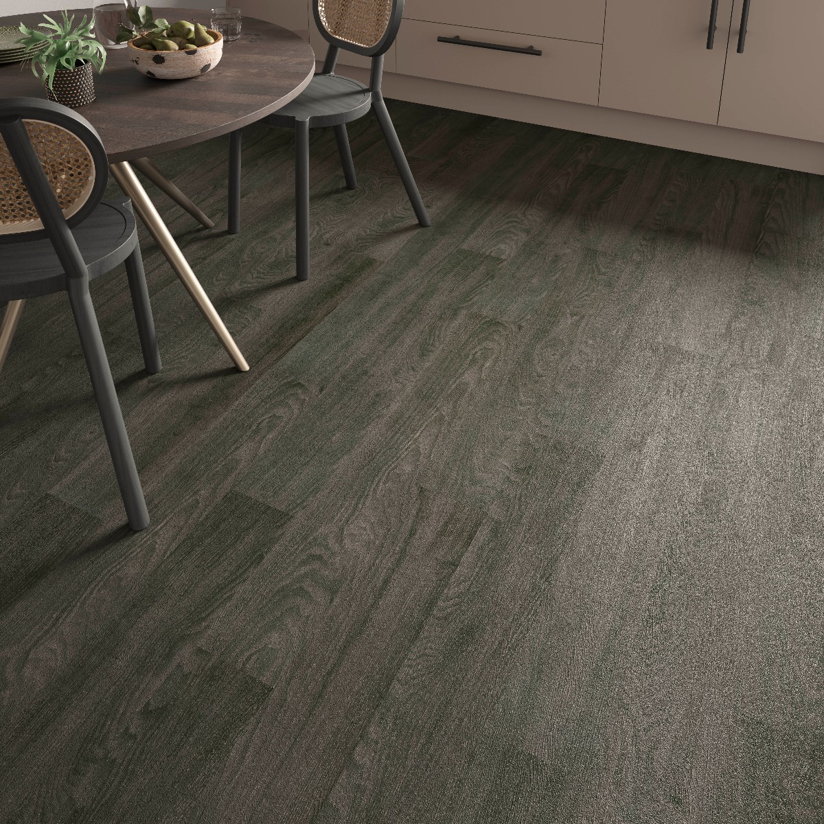 eikoymo0917　LD BLK S ClickLux Black Elm LVT Flooring 178x1219mm | Verona Group | Verona