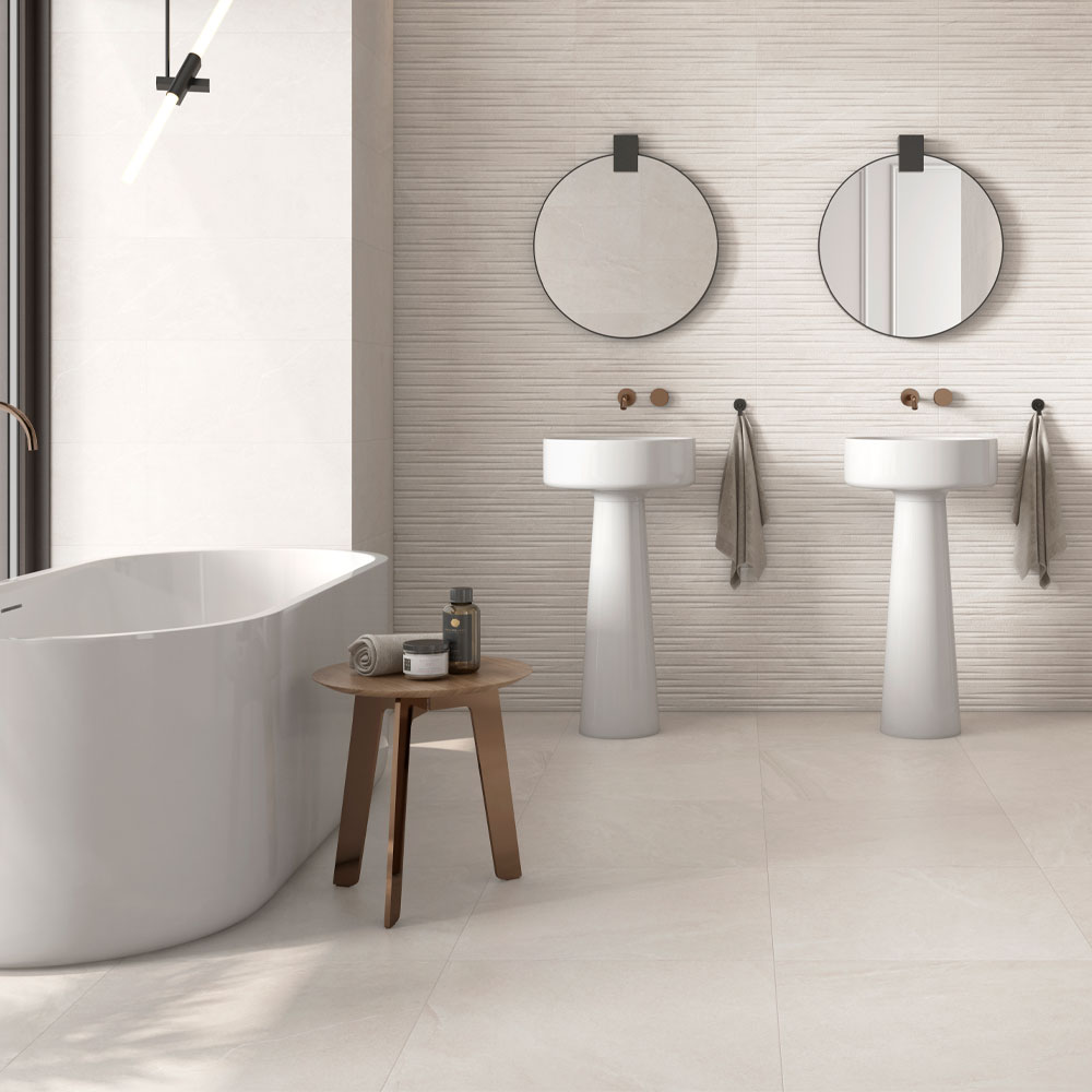 Legend Cream Matt Porcelain Tile 595x595mm | Verona Group | Verona