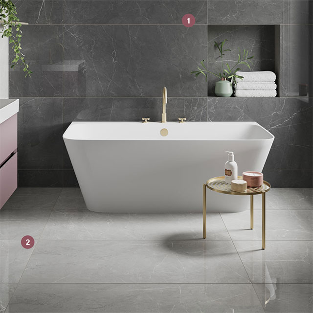 Minimal grout lines… Maximum impact. 