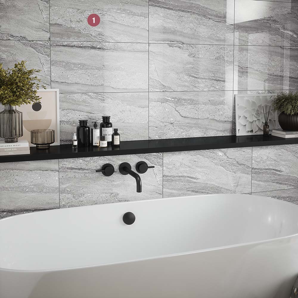 Sleek Grey Laurent